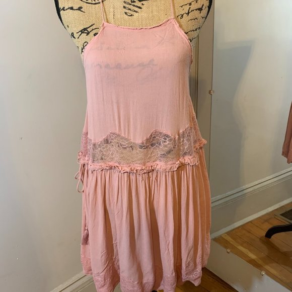 Free People Intimately Tea For Two Slip Dress Boho - Picture 3 of 10